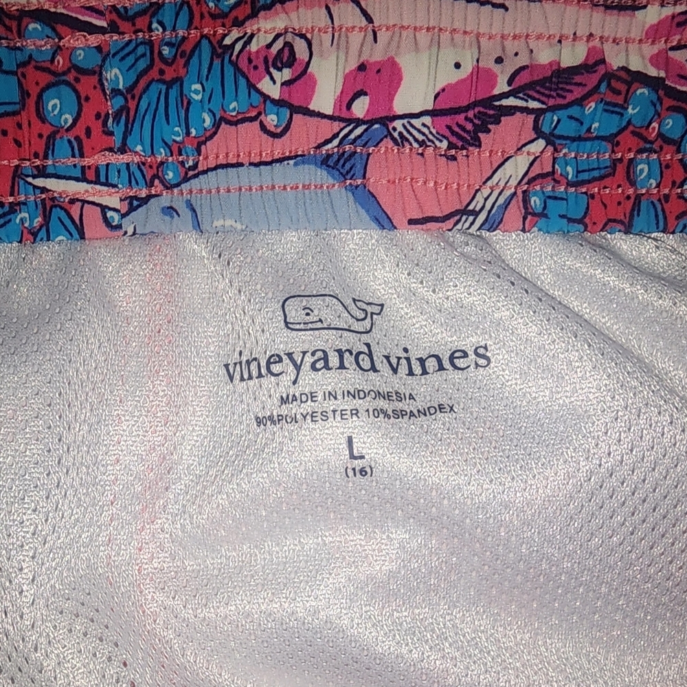 2 Pair of Vineyard Vines Chappy Swim Trunks, Boy's Large​ - Picture 7 of 7